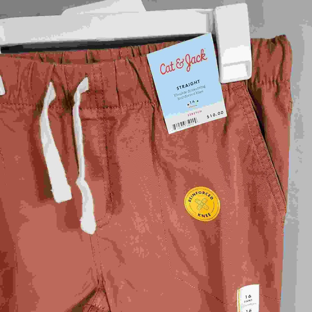 Cat and jack orange boys pants